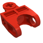 32174 - Technic, Axle Connector 2 x 3 with Ball Joint Socket - Open Sides, Angled Forks with Closed Axle Holes