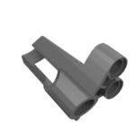 32527 - Technic, Panel Fairing # 5 Small Short, Large Hole, Side A