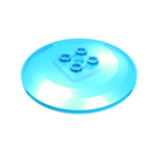 44375a - Dish 6 x 6 Inverted (Radar) - Hollow Studs