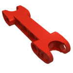 50898 - Technic, Axle and Pin Connector 2 x 7 with 2 Ball Joint Sockets, Rounded Ends