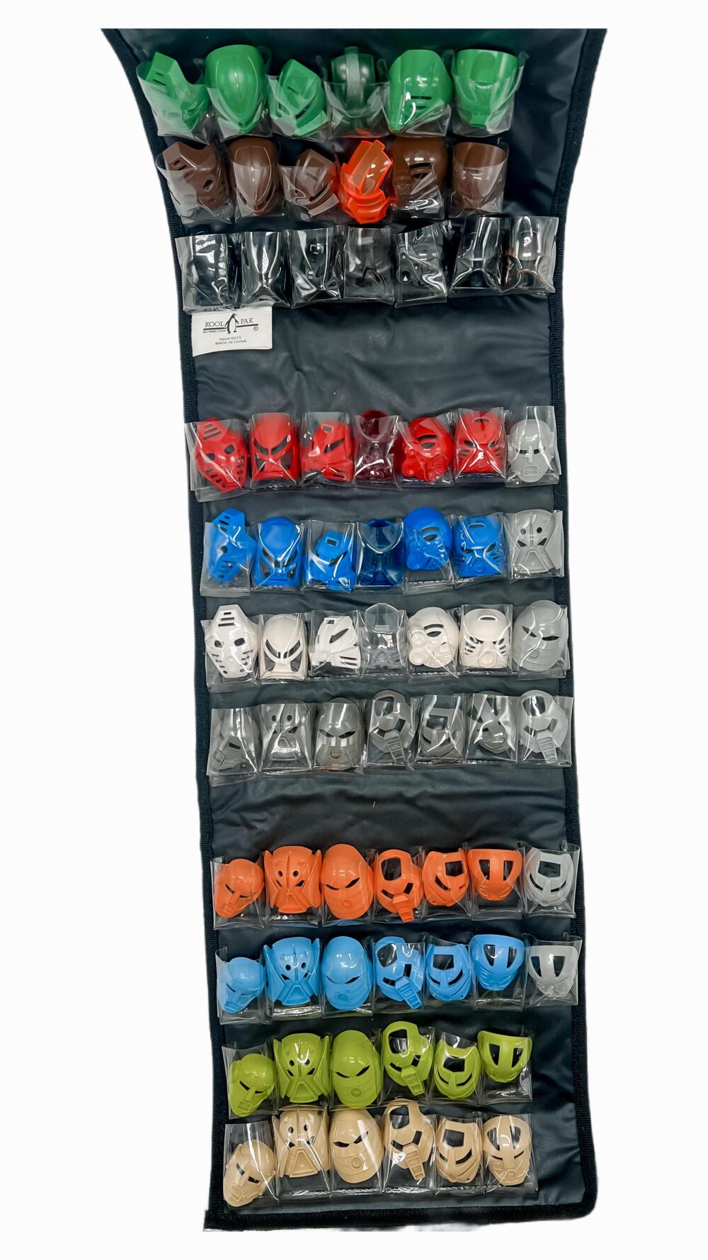 72 Great & Noble Kanohi Mask collection in Toys R US case - Image 2