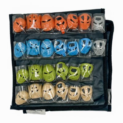 72 Great & Noble Kanohi Mask collection in Toys R US case - Image 5
