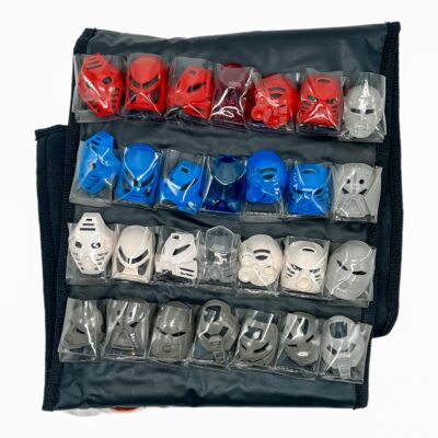 72 Great & Noble Kanohi Mask collection in Toys R US case - Image 4