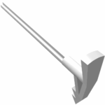 40582 - Bionicle Weapon Long Axle Ice Axe