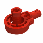 47455 - Technic Rotation Joint Ball Loop with 2 Perpendicular Pins with Friction
