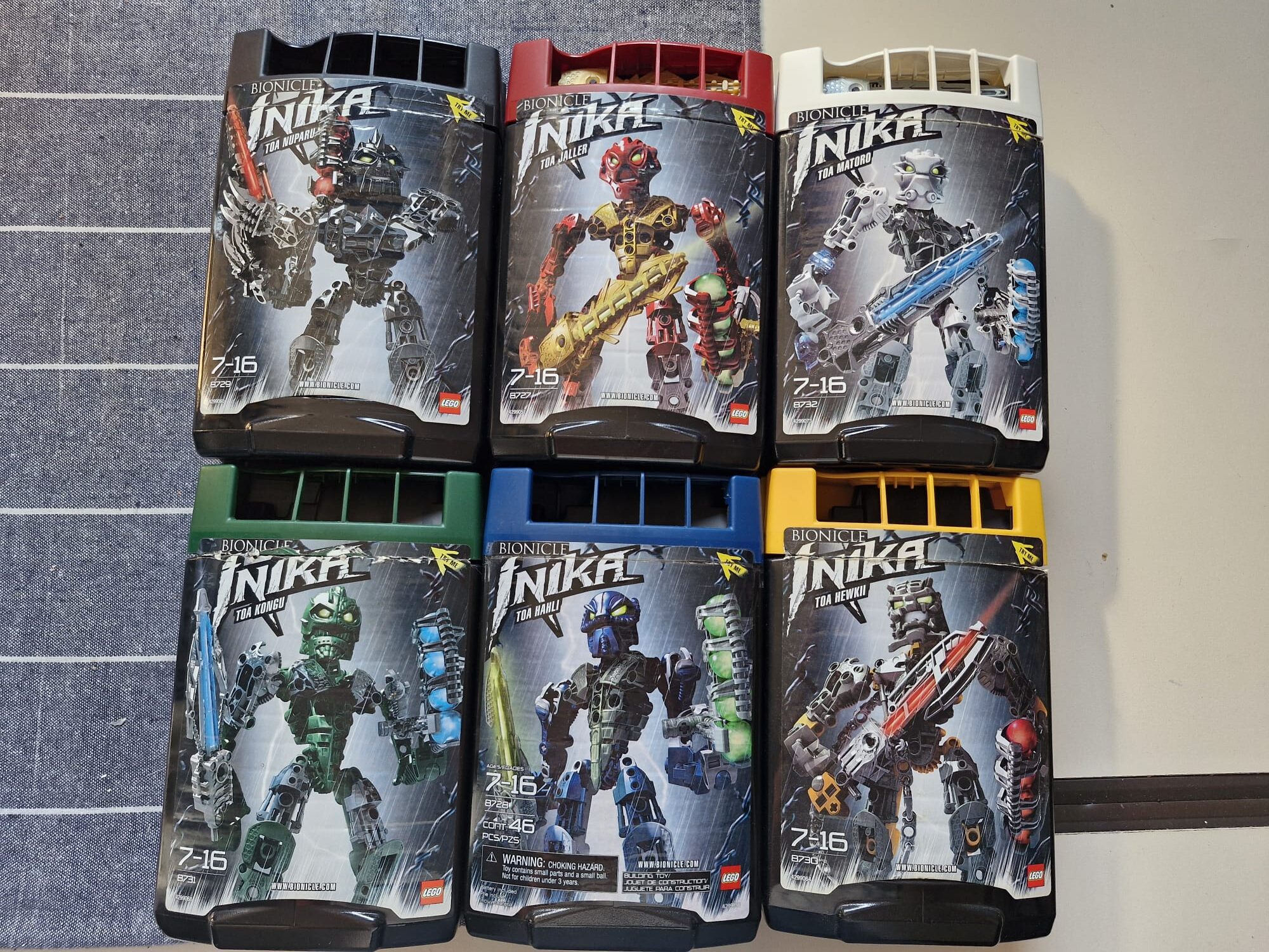 Toa Inika Full kit with canisters and instructions 100% complete 24 ammo